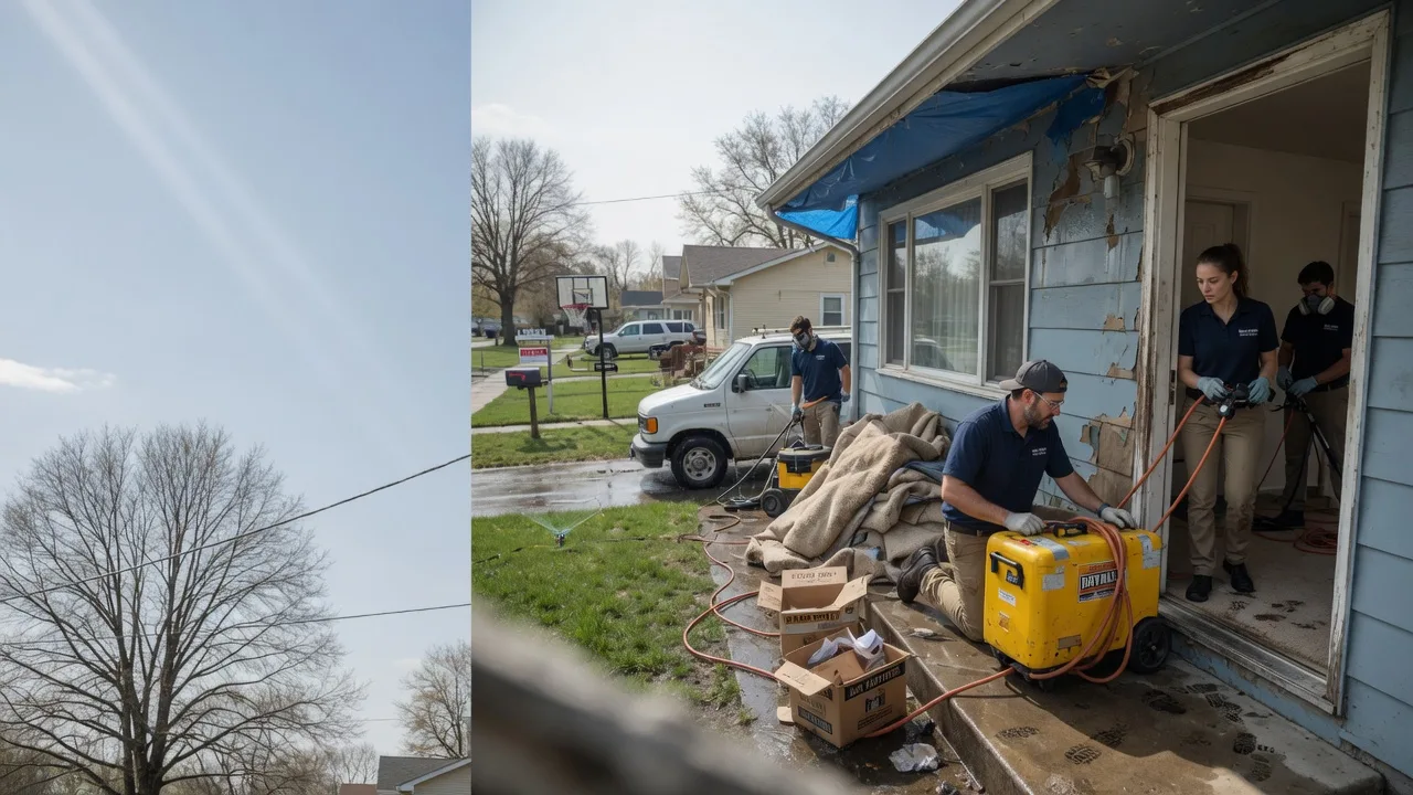 Basement Flood Cleanup in Downs, KS near me